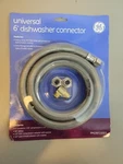 Ge Universal 6' (six Feet) Dishwasher Connector - Heavy Duty Stainless Steel. Fixed Price $19.99.