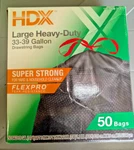 Hdx Flexpro Outdoor & Yard Black Drawstring Trash Bags 33-39 Gallon 50 Ct New. Fixed Price $35.50.
