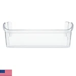 Smart Choice 242126602 Bottom Shelf Refrigerator Door Bin - Clear, Impact Resist. Fixed Price $37.79.