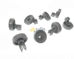 Genuine Asko Dishwasher Lower Basket Wheels Complete Set Of X8 (rollers) 441305. Fixed Price $39.42.