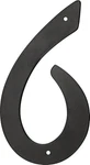 Hillman 841628 4-INCH Nail-on Black Die Cast Aluminum, House Number. Fixed Price $17.99.