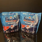 Finish Power Dishwasher Tabs, No Pre-rinse Detergent, 62 Ct Lot Of. Fixed Price $33.99.