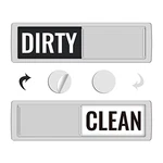 Kitchentour Dishwasher Magnet Clean Dirty Sign, Upgrade 2-1-ABS-BLACK&WHITE. Fixed Price $16.18.