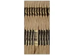 Pack Of 12 Dmc Six Strand Embroidery Cotton 8.7 Yards Light Mocha Brown 117-3782. Fixed Price $12.00.