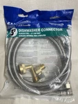 Eastman 1/2 In. Comp X 3/4 Mip 5FT. Braided Universal Dishwasher Kit 48363. Fixed Price $12.00.