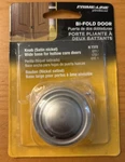 Prime Line Bi-fold Door Knob Satin Nickel. Fixed Price $6.00.