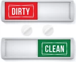 Stylish Dishwasher Magnet Clean Dirty Sign - 2 7 By Inch, Green / Red. Fixed Price $13.35.