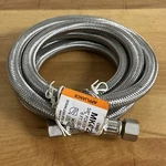 Dishwasher - MK472B Stainless Steel Braided Connector 6FT 3/8". Fixed Price $7.99.