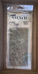 Stampers Anonymous - Tim Holtz Layered Stencil 4.125" X 8.5" Shatter New. Fixed Price $9.00.