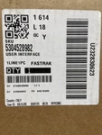 5304528982 Electrolux User Interface DE2. Fixed Price $150.00.