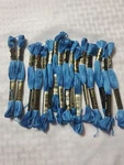 Dmc 6-STRAND Embroidery Cotton 8.7YD-WEDGEWOOD 16 Pack Blue 3760. Fixed Price $13.49.
