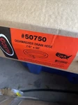 Pasco 7/8" Id X 50' Dishwasher Drain Discharge Hose. Fixed Price $125.00.