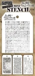 Tim Holtz - Stampers Anon Mini Stencil, Set #48 One Size,. Fixed Price $23.99.