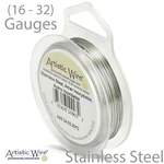 Stainless Steel Artistic Wire, Round Tarnish-resistant Craft (16-32 Gauge). Fixed Price $10.07.