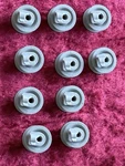 Rare. Bosch Dishwassher SHU9915UC/11 Dishrack Rollers- 10. Pre Owned.. Fixed Price $49.00.