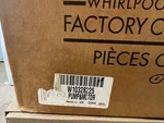 Oem Genuine Whirlpool Pump And Motor W10328225 (K6). Fixed Price $139.50.