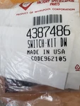 Whirlpool Dishwasher Switch Kit 4387486 (box Jjj). Fixed Price $8.70.