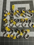 New 14-PACK Lot Stanley Stainless Steel 2" Open Hooks N233-544 135LB SS20. Fixed Price $26.40.