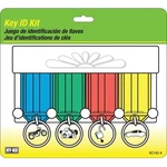 Hy-ko KC143-4 Key Identification Tag Kit, 5.5 In X W 0.64 Dimensio. Fixed Price $14.30.