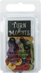Creative Impressions Painted Metal Turn Mounts 50/PKG-MATTE Heritage (4PK). Fixed Price $16.55.