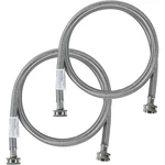 Stainless Steel Washing Machine Hoses 34 Inch Fgh Connections Durable Flexible. Fixed Price $34.29.