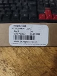 Genuine Oem WD21X23463 Kit Svc Front Logic. Fixed Price $99.99.