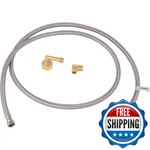 Eastman Dishwasher Installation Kit 6 Foot Supply Line 3/8 Inch Compression X. Fixed Price $21.26.