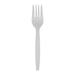Disposable Fork White Plastic Medium Weight Bulk Case 960 Polypropylene. Fixed Price $67.61.