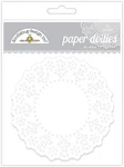 Doodlebug DD-4460 Doilies 4.5" 75/PKG-LILY White (3PK). Fixed Price $17.81.