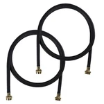 Rubber Washing Machine Hoses (4 Foot - Black) By Kelaro. Fixed Price $25.68.