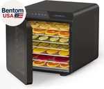 Food Dehydrator Machine, 7 Stainless Steel Trays, Large Drying Space Dehydrated. Fixed Price $192.00.
