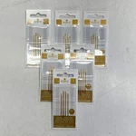 Dmc (6 Pack, 4 Each) Embroidery Needles 1,3 & 5 Gold Plated 6132/6. Fixed Price $15.68.