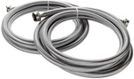 Kelaro 10 Foot Stainless Steel Washing Machine Hoses (2 Pack) - Burst Proof. Fixed Price $29.95.