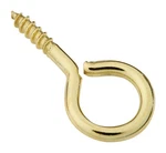 National Hardware N119-305 Solid Brass Construction Large Screw Eye 1-3/16 In.. Fixed Price $8.11.