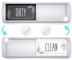 Assured Signs Stylish Clean Dirty Magnet For 7 By 2 Inch, White / Gray. Fixed Price $13.35.