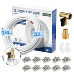 Refrigerator Water Line Kit, Ice Maker Fridge Quick Installation With 32..... Fixed Price $31.79.