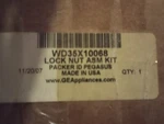New Ge Lock Nut Assembly WD35X10068. Fixed Price $60.00.