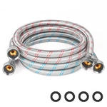 Keokle Washing Machine HOSES,10FT Washer HOSES,2PACK " Stainless Steel Braided. Fixed Price $57.07.
