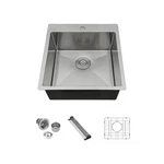 Lordear 18 Drop Kitchen Sink Topmount Bar 16 Gauge Single Bowl Stainl.... Fixed Price $217.48.