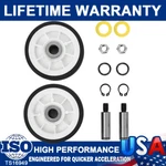 2PACK Dryer Roller Wheel Drum Support Kit 303373K Fit For 12001541 312948 Maytag. Fixed Price $14.99.