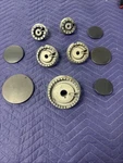 Great Condition Of Gas Range Surface Burners & Cap PGP953SET2SS. Fixed Price $148.99.