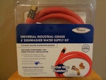 Whirlpool W10278627RC Universal Industrial-grade Dishwasher Water Supply Kit. Fixed Price $19.99.
