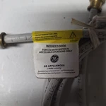 Ge WX08X10006 Water Inlet/fill Hose For Washing Machine, Gray, Pack. Fixed Price $11.00.