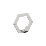 Prismo 3 In. Satin Nickel Single Prong Wall Hook. Fixed Price $35.66.