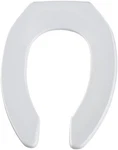 Mayfair 1955CT Duraloy Open Elongated Toilet Seat. Fixed Price $37.00.