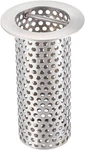 Commercial Floor Drain Strainer, 1/2" Lip Diameter X 4" Tall Perforated Cylind. Fixed Price $49.99.