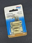 Cupboard Turn 1-1/4" X 1-3/4" By National Hardware #N149-625 Brass Finish. Fixed Price $8.19.