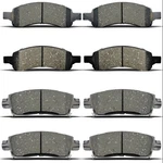 Talamoyi D1169 D883 Front Rear Disc Brake Pads Kit For Buick Enclave 08-17. Fixed Price $78.14.
