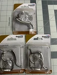 New 3-PACK Lot 2/PC National Hardware N192-781 Coat Hat Robe Hook Nickel Finish. Fixed Price $10.49.