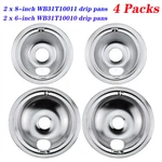 WB31T10010 WB31T10011 Chrome Range Drip Pans 6-INCH & 8-INCH For Hotpoint. Fixed Price $20.00.